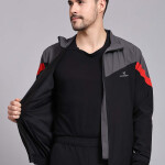ColourBlocked Lightweight Longline Sporty Jacket