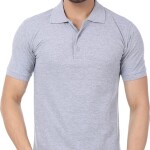 Men's Polo Neck Half Sleeve Regular Fit Cotton T-Shirt