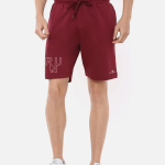 Men Sports Gym Shorts Polyester With Zip Pockets