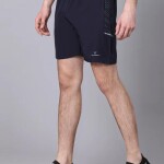 Laser Cut Men's Running Shorts with Zip Pockets