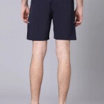 Laser Cut Men's Running Shorts with Zip Pockets