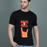 Rock and Roll Half Sleeve T-shirt for Men