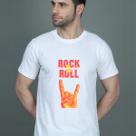 Rock and Roll Half Sleeve T-shirt for Men