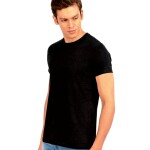 Solid Men's Round Neck Cotton Blend Half Sleeve T-Shirts