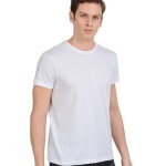 Solid Men's Round Neck Cotton Blend Half Sleeve T-Shirts