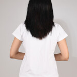 Women's Round Neck Half Sleeve White T-Shirt