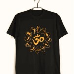 OM SURYANAMASKAR YOGA Fitness Casual Graphic Printed T-Shirt